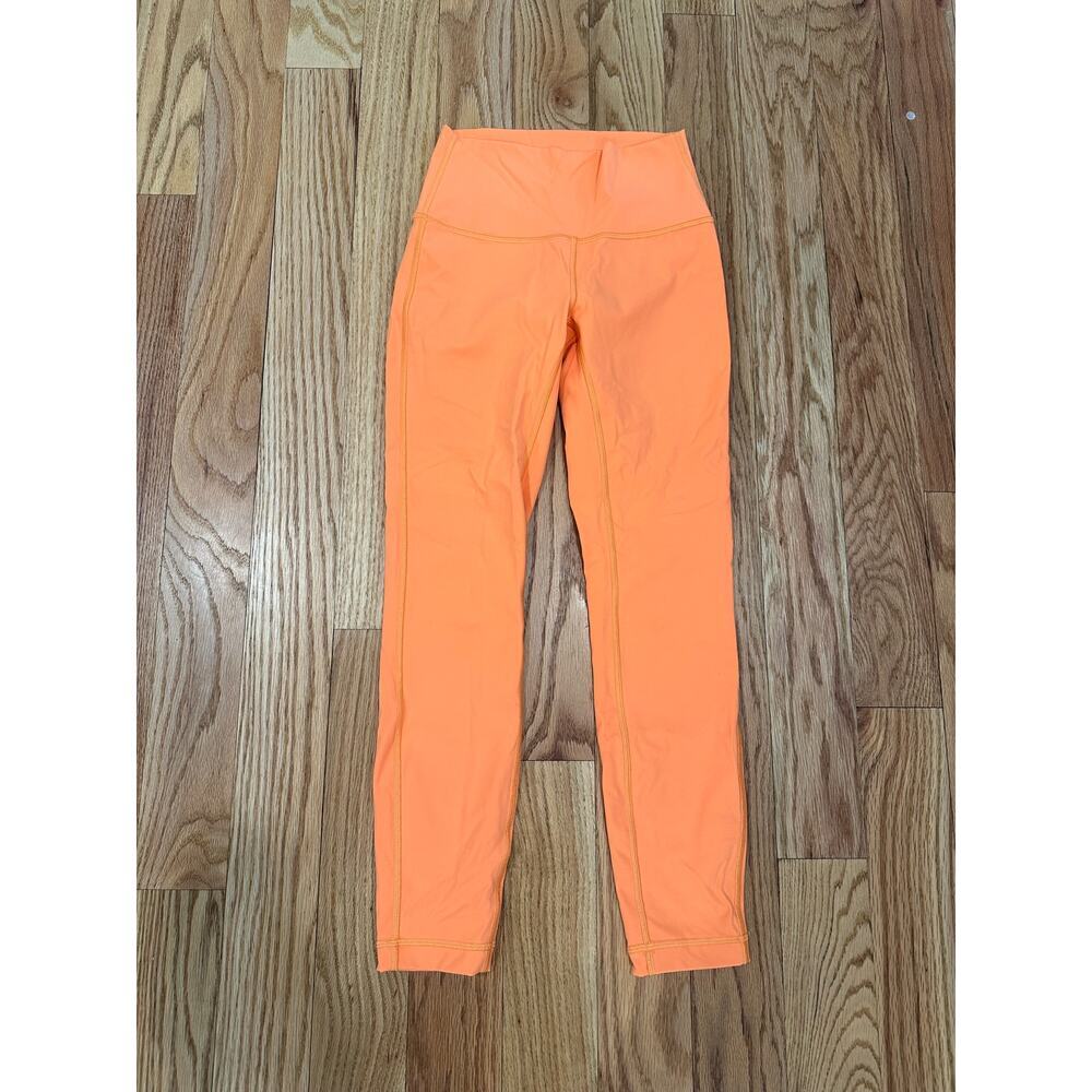 lululemon athletica Orange Leggings
